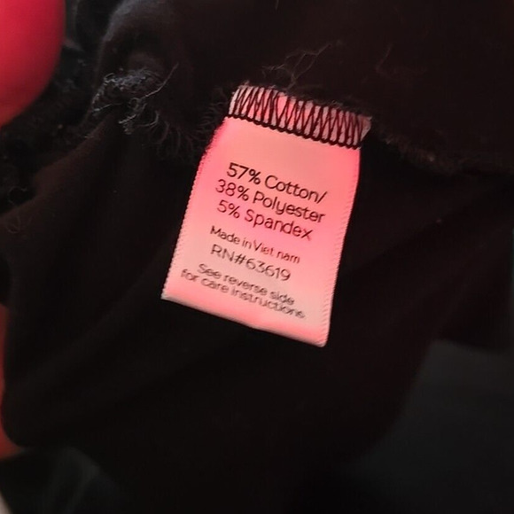 New York Laundry Athleisure Black Gym Workout Pull On Pants Womans Plus Size 3X - Picture 4 of 4